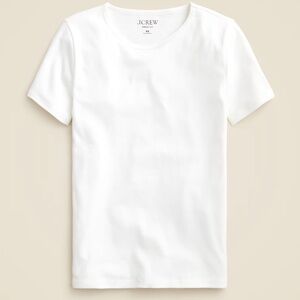 J Crew "Perfect Fit" Short-Sleeve White Tee, M